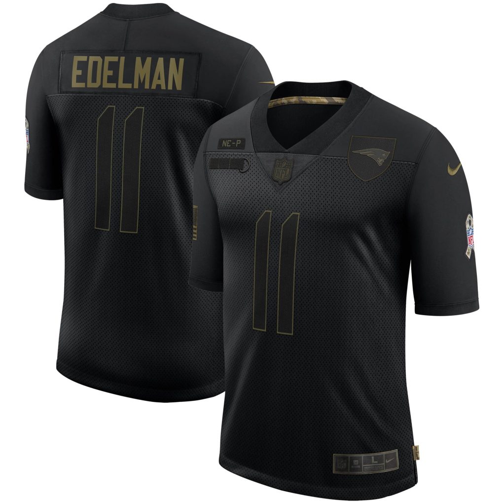 Men\'s Nike Julian Edelman Black New England Patrio cheap elite jerseys for kids