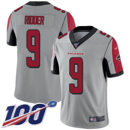 wholesale Falcons #9 Desmond Ridder Silver Men's Stitched NFL Limited Inverted Legend 100th Season Jersey