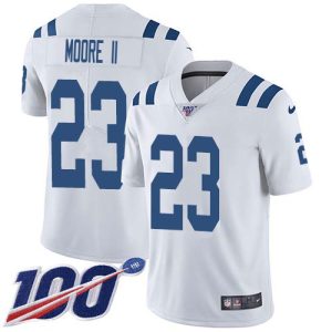 colts #23 kenny moore ii white men's stitched nfl 100th season vapor limited cheap jersey