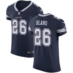cowboys #26 daron bland navy blue team color men's stitched nfl vapor untouchable elite elite jersey