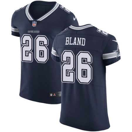 cowboys #26 daron bland navy blue team color men's stitched nfl vapor untouchable elite elite jersey