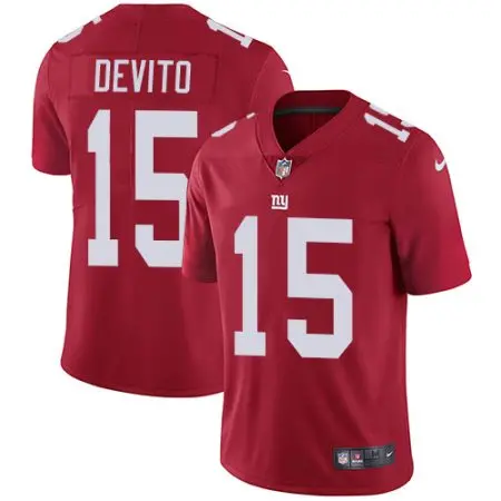 Giants #15 Tommy DeVito Red Alternate Youth Stitched NFL Vapor Untouchable Limited Jersey